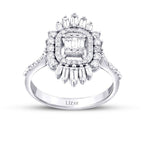 0,68 ct. Diamant Baguette Trend Ring