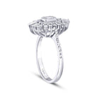 0,68 ct. Diamant Baguette Trend Ring
