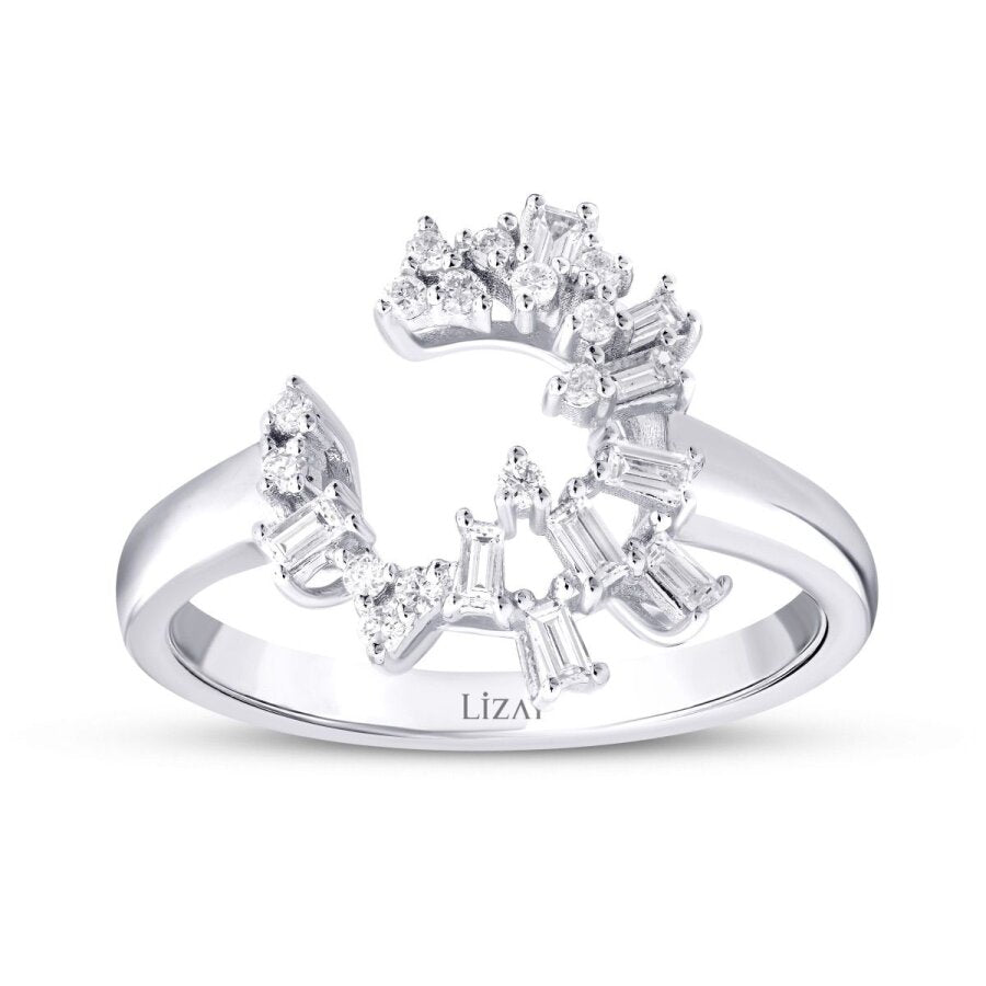 0,28 ct. Diamant Baguette Trend Ring