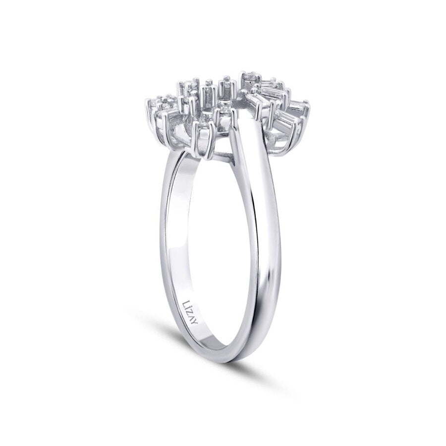 0,28 ct. Diamant Baguette Trend Ring