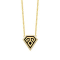 Trend-Halskette mit Elibelinde-Motiv aus Gold