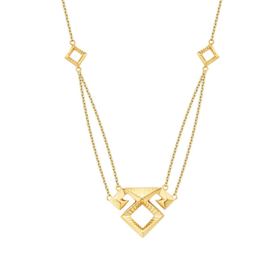 Halskette mit Elibelinde-Motiv aus Gold