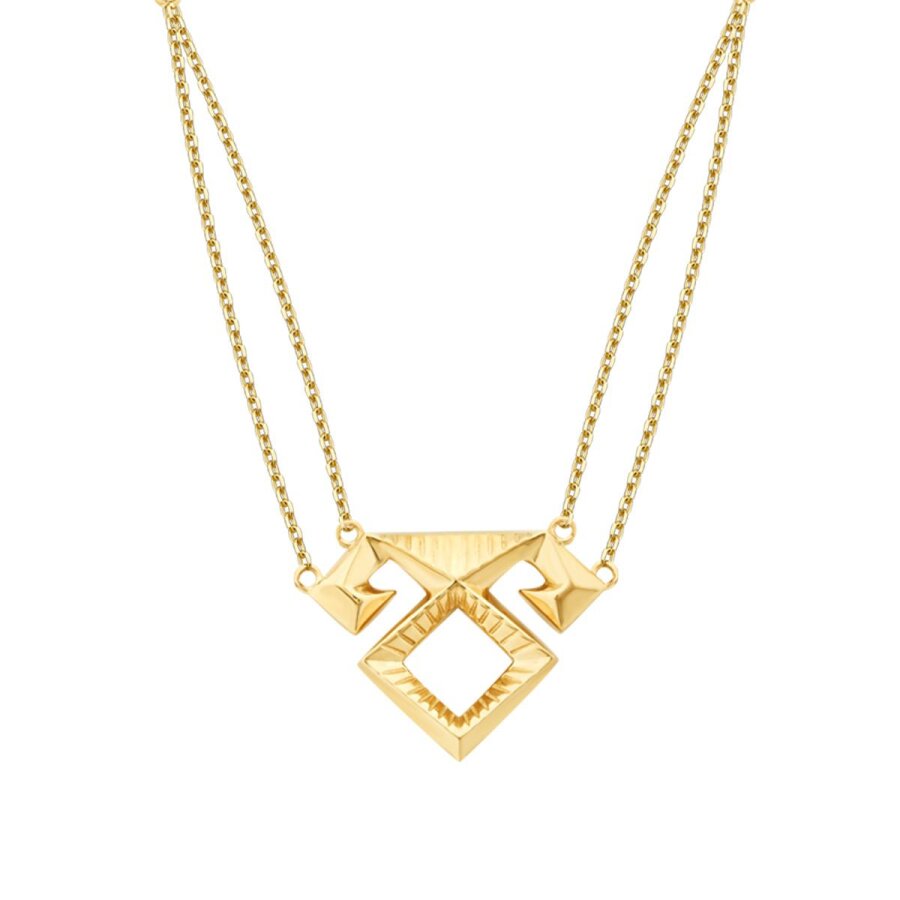 Halskette mit Elibelinde-Motiv aus Gold