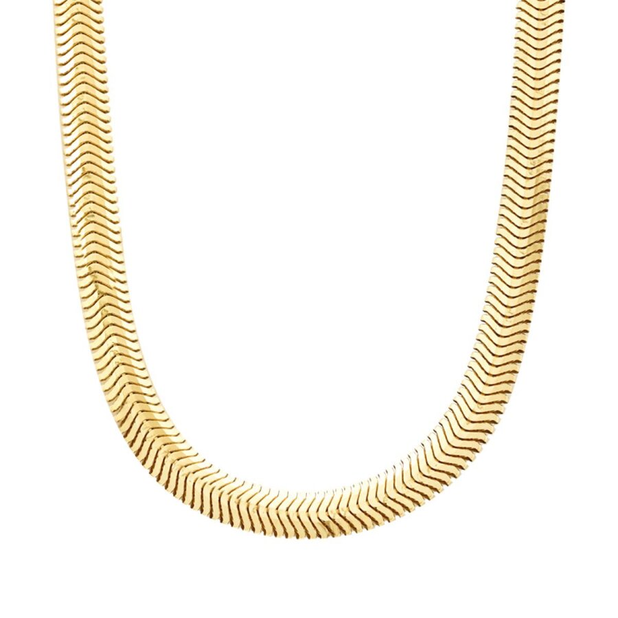 Schlangenkette aus Gold