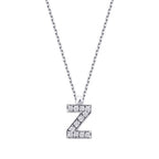 0,07 ct. Diamant Halskette Buchstabe Z