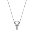0,05 ct. Diamant Halskette Buchstabe Y