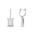 0.90 ct. Diamant Baguette Ohrringe