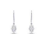0,88 ct. Diamant Marquise Ohrrringe