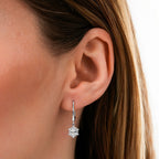 0,85 ct. Diamant Oval Ohrringe