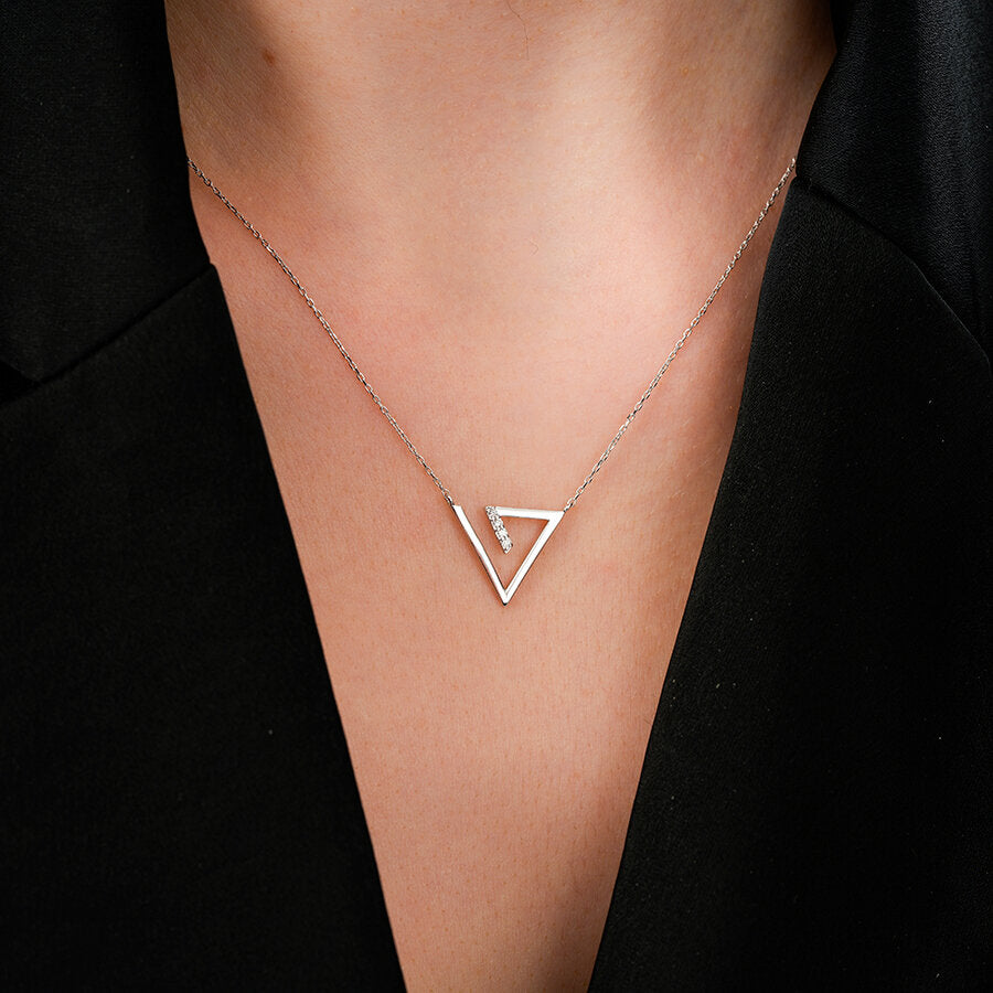 0,05 ct. Diamant Trend Halskette