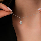 0.46 Karat Diamant Marquise Halskette