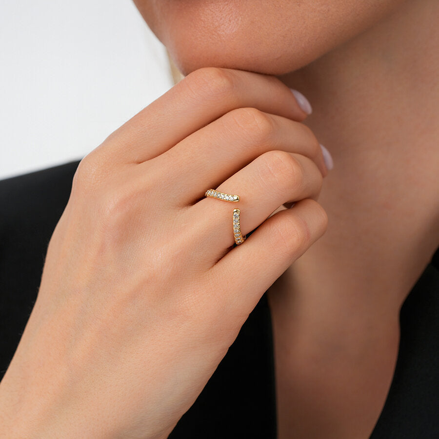 0,31 ct. Diamant Trend Ring