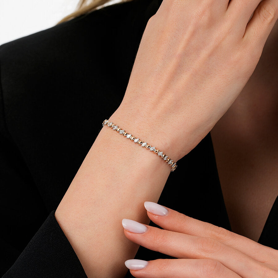 1,54 ct. Diamant Marquise Armband