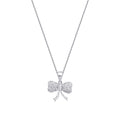 0,18 ct. Diamant Bow Halskette
