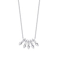 0,10 ct. Diamant Baguette Trend Halskette