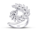 0,52 ct. Diamant Blatt Trend Ring