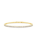 Tennis-Armband mit Verschluss aus Gold