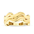 Geschwungener Trend-Ring aus Gold