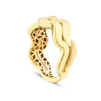 Geschwungener Trend-Ring aus Gold