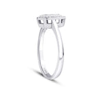 0,17 ct. Diamant Baguette Tropfen Trend Ring