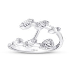 0,21 ct. Diamant Baguette Trend Ring