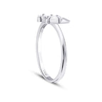 0,10 ct. Diamant Baguette Trend Ring