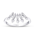 0,10 ct. Diamant Baguette Trend Ring