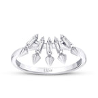 0,10 ct. Diamant Baguette Trend Ring