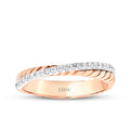 0,17 ct. Diamant Zweifarbig Trend Ring