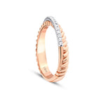 0,17 ct. Diamant Zweifarbig Trend Ring