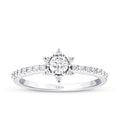 0.43 Karat Diamant Rund Solitär Verlobungsring