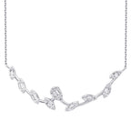 0,31 ct. Diamant Baguette Trend Halskette