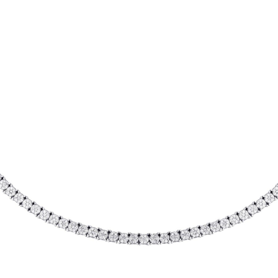 2.00 ct. Diamant Halb Tennis Halskette
