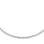 2,00 ct. Diamant Halb-Memoire-Tennis-Collier