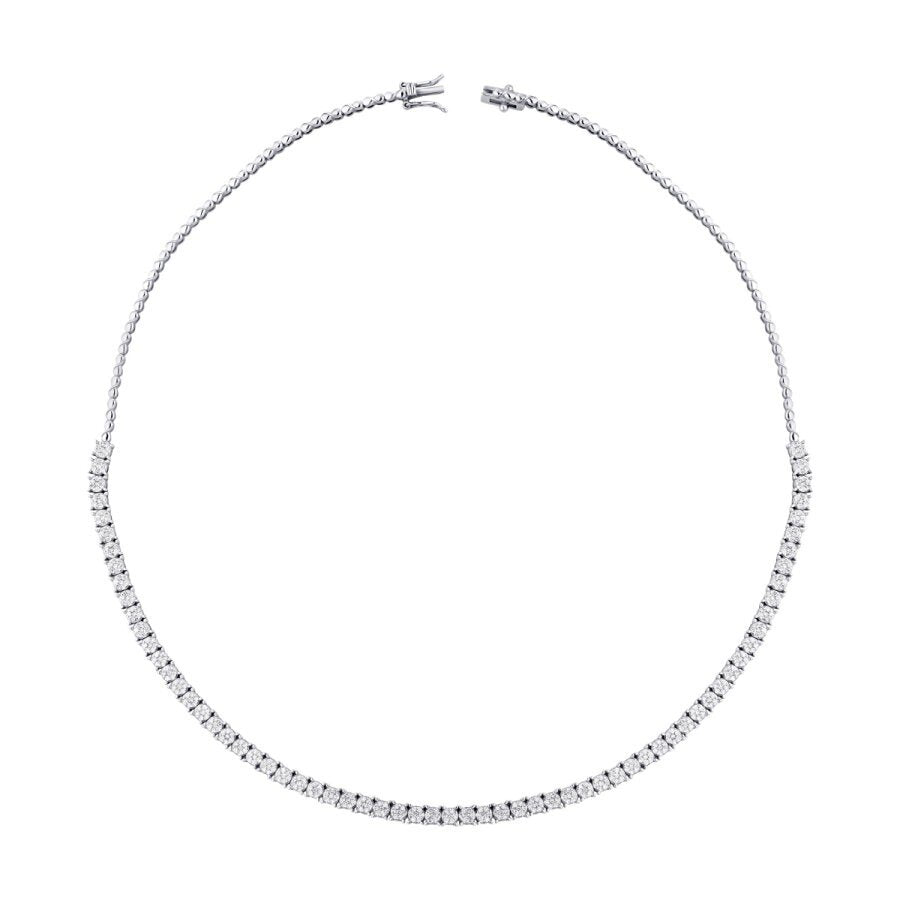 2.00 ct. Diamant Halb Tennis Halskette