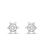 0,57 ct. Diamant Solitär Ohrringe