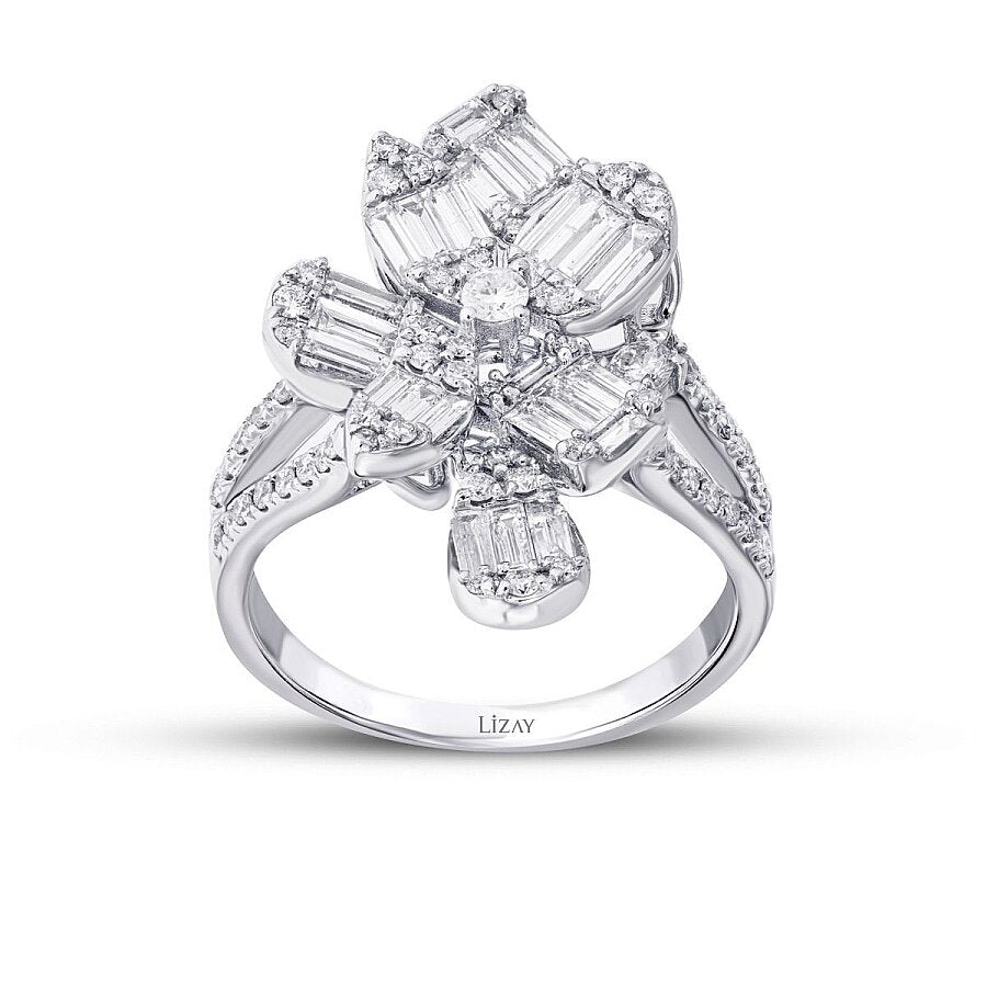 1,34 ct. Diamant Baguette Trend Ring