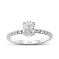 1,15 ct. Diamant Oval Solitär Verlobungsring