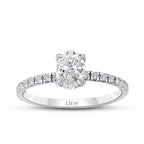 1,15 ct. Diamant Oval Solitär Verlobungsring