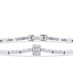 0,10 ct. Diamant Baguette Armband