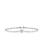 0,10 ct. Diamant Baguette Armband