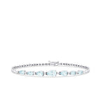 1,99 ct. Diamant Aquamarine Tropfen Armband