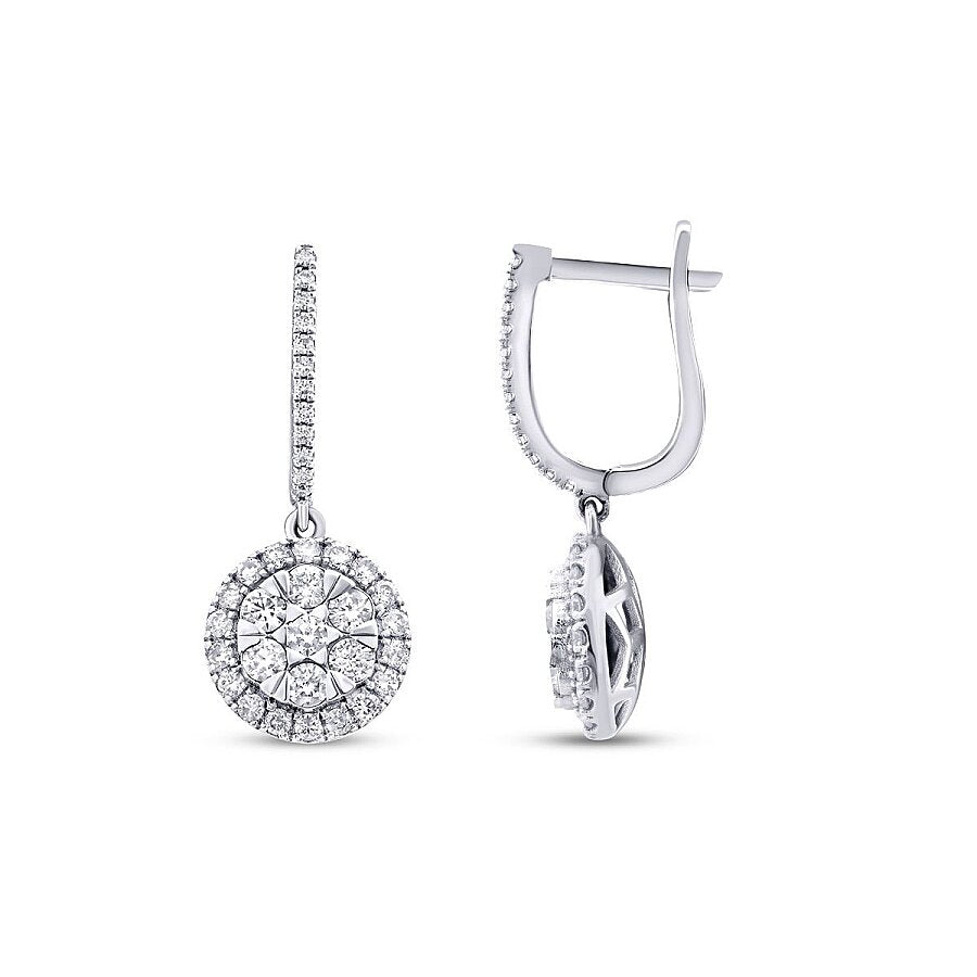 1.31 ct. Diamant Rund Ohrringe