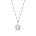 0,48 ct. Diamant Square Halskette
