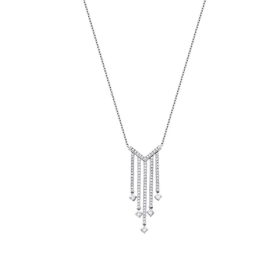 0,67 ct. Diamant Halskette