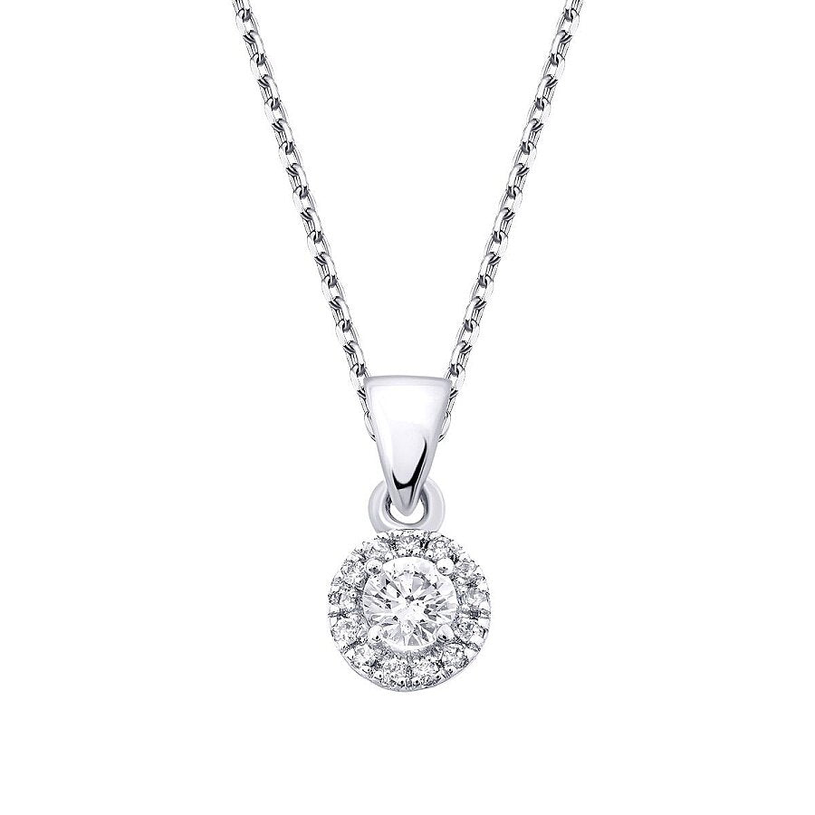 0,13 ct. Diamant Trend Halskette