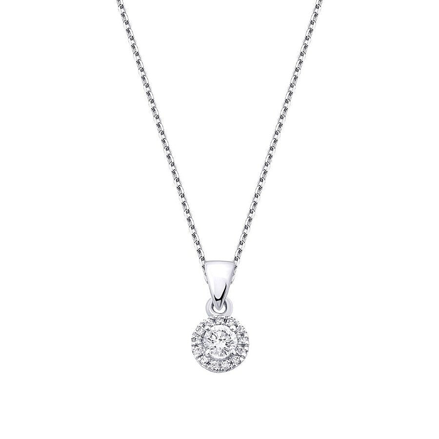 0,13 ct. Diamant Trend Halskette