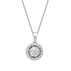 0,10 ct. Diamant Effect Trend Halskette
