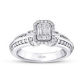 0,52 ct. Diamant Baguette Ring