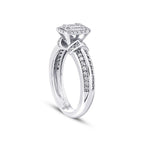 0,52 ct. Diamant Baguette Ring